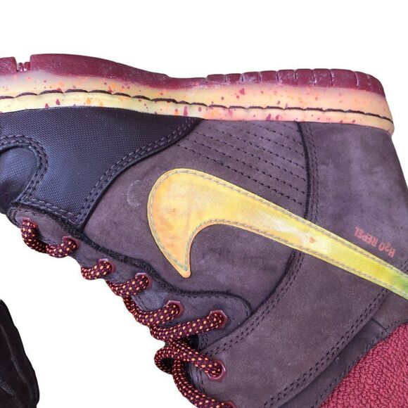 Rare 2014 Nike Dunk Sky High SneakerBoot Size 7 - Picture 4 of 16